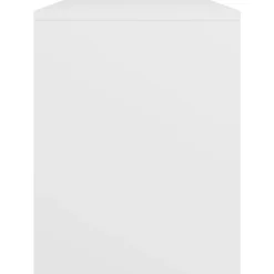 Tabouret de toilette Blanc 70x35x45 cm Bois d'ingénierie vidaXL