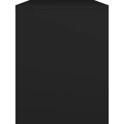 Tabouret de toilette Noir 70x35x45 cm Bois d'ingénierie vidaXL