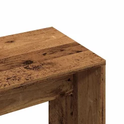 Tabouret de toilette vieux bois 70x35x45 cm bois d'ingénierie vidaXL