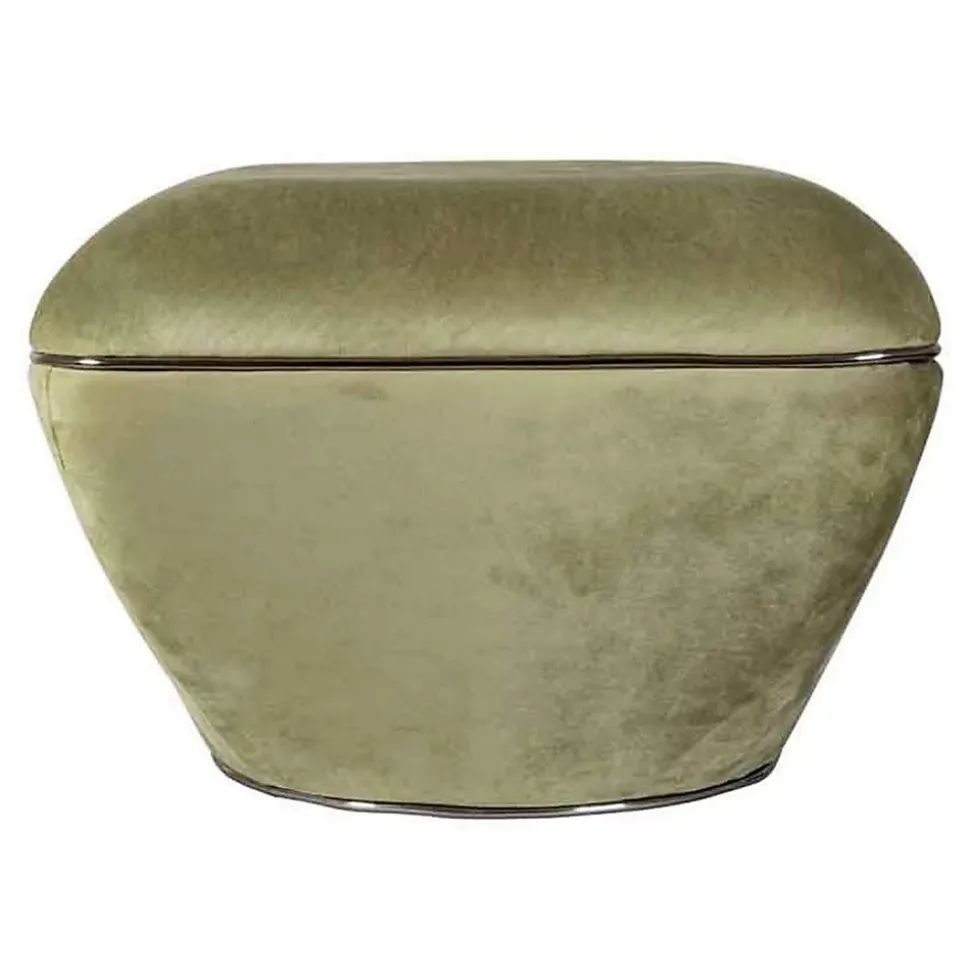 Tabouret Design "Contessa" 60cm Vert & Gris