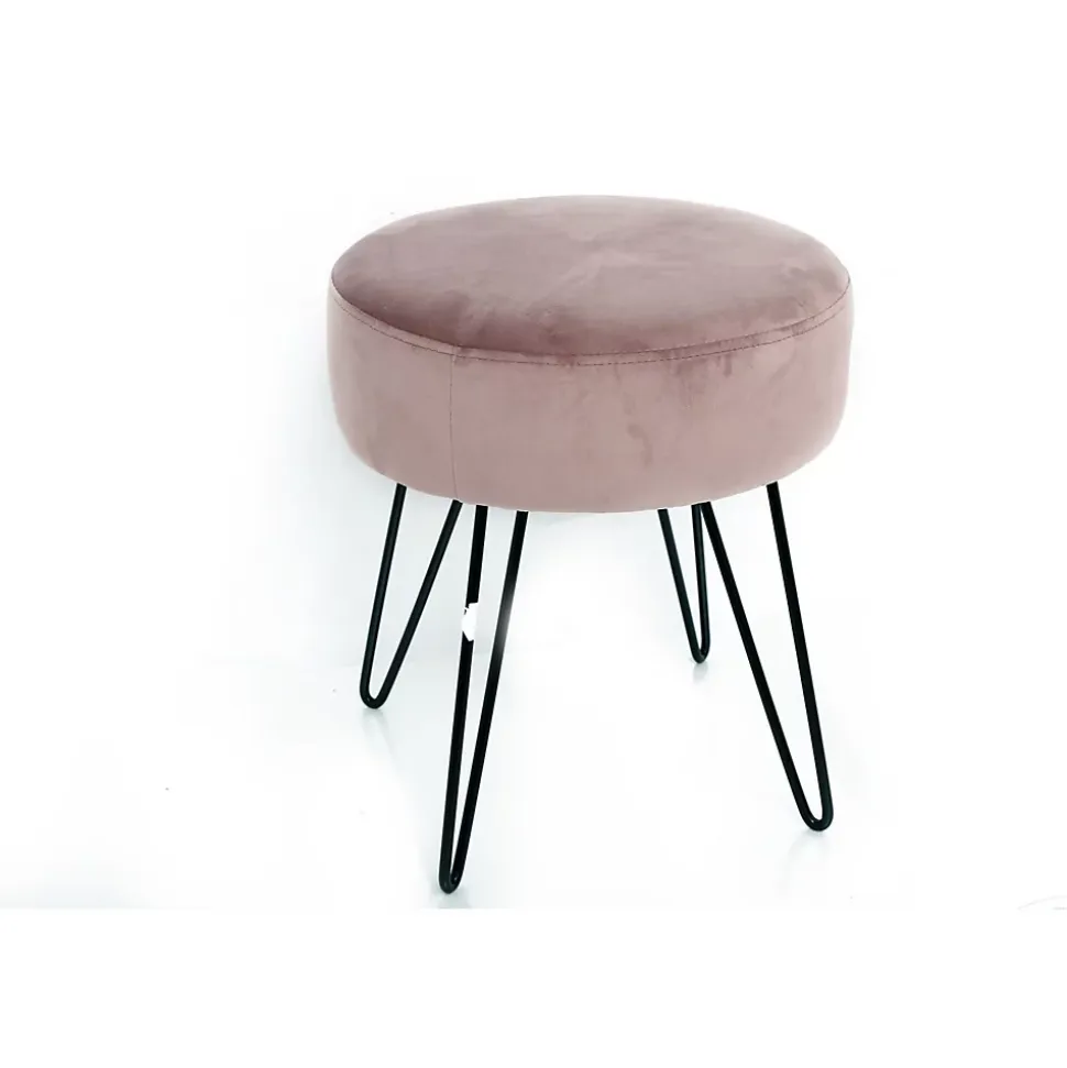 Tabouret design en velours Isio