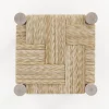 Tabouret en branche de teck H35,5 cm - Popa