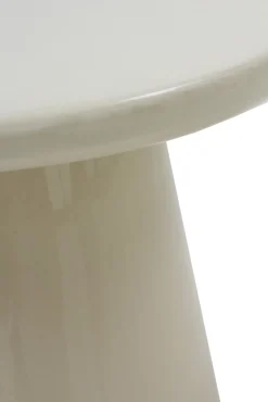 Tabouret en céramique couleur beige
