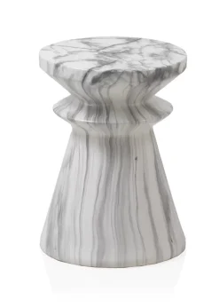 Tabouret en céramique couleur gris