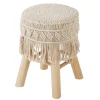 Tabouret en macramé Savana - H 42 cm
