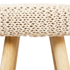 Tabouret en maille Suzette - H. 43 cm