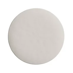 Tabouret en rotin et tissu crème H 43 cm - Théa