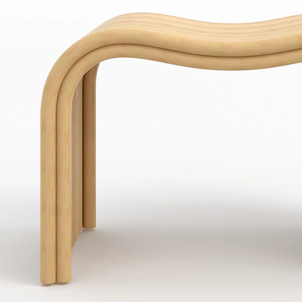 Tabouret en rotin naturel 68 cm - Wave