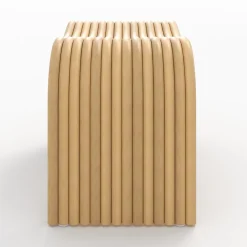 Tabouret en rotin naturel 68 cm - Wave
