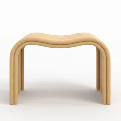 Tabouret en rotin naturel 68 cm - Wave
