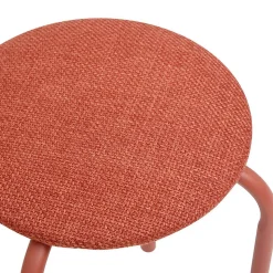 Tabouret Flexy Plus rose foncé en tissu chiné - Rose foncé- 5five