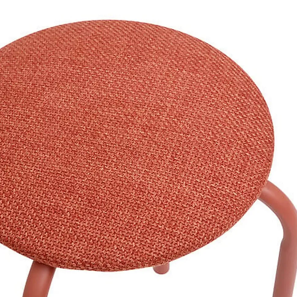 Tabouret Flexy Plus rose foncé en tissu chiné - Rose foncé- 5five