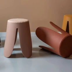 Tabouret Keystone avec assise bouclette