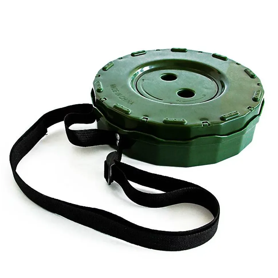 Tabouret pliable - Télescopique - Camping - Kaki kaki/vert foncé
