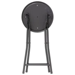 Tabouret pliant Velours Gris - 5Five
