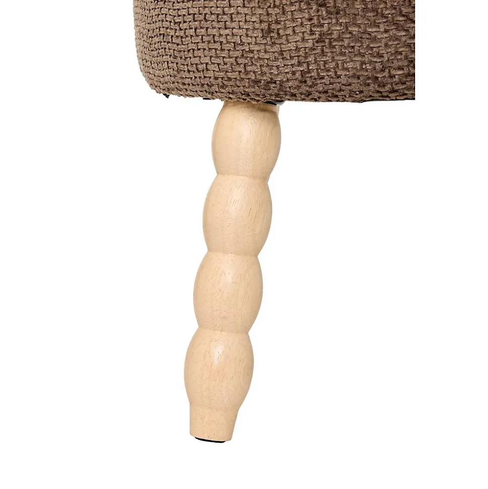 Tabouret Spolo marron tonka - Atmosphera