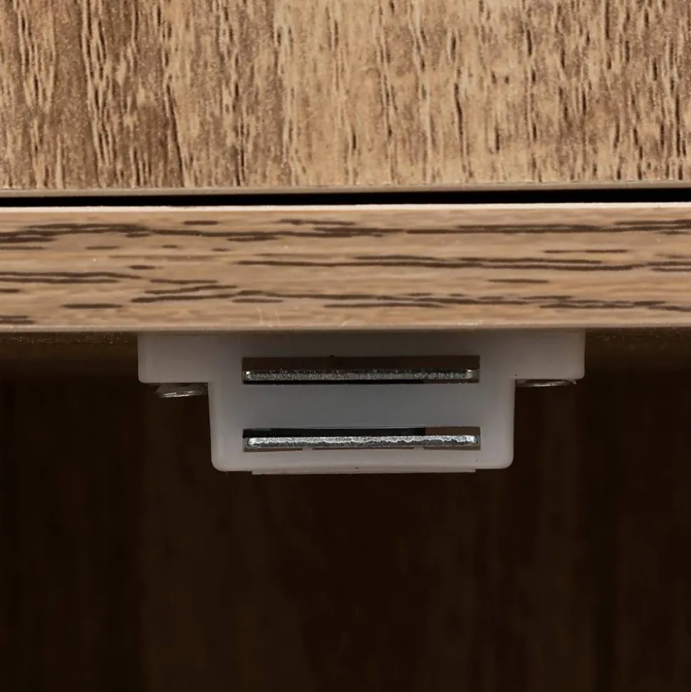 Étagère 3 cases avec portes Effet chêne naturel Mix N' Modul - 5Five