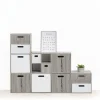 Étagère 4 cases Effet chêne gris Mix N' Modul - 5Five