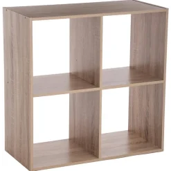 Étagère 4 cases Effet chêne naturel Mix N' Modul - 5Five