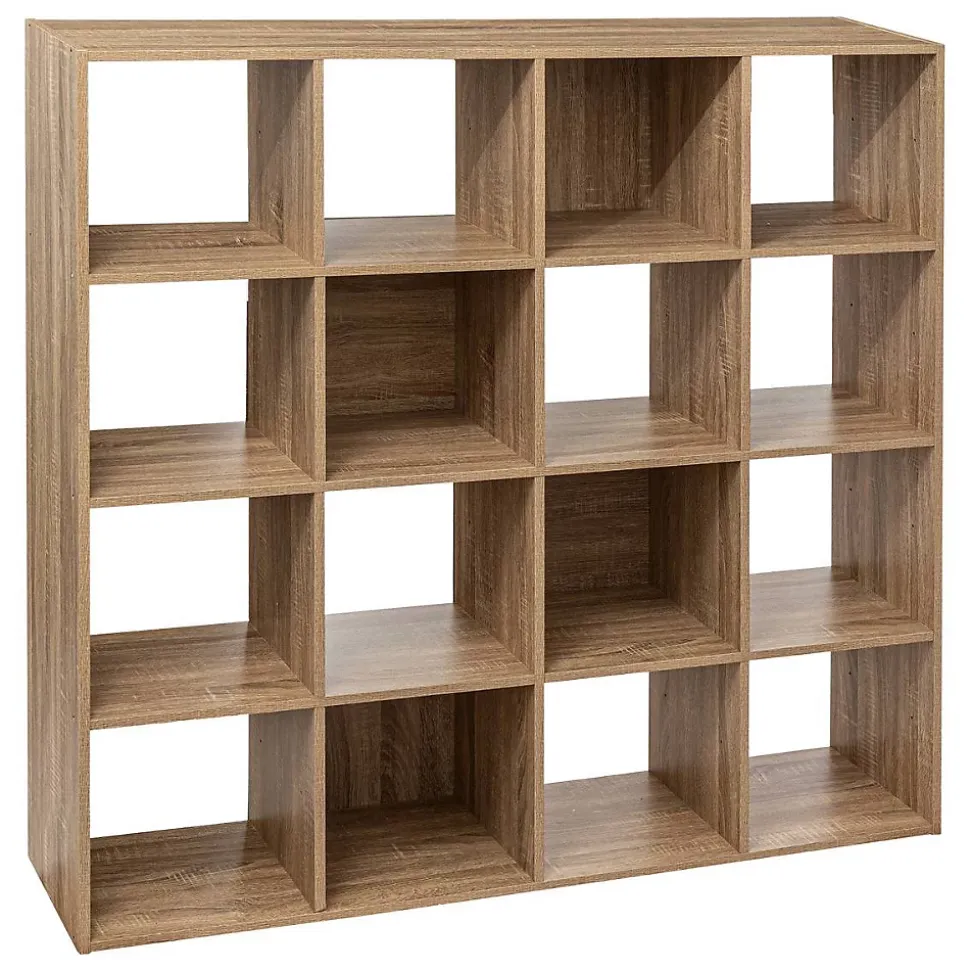 Étagère 16 cases effet chêne naturel Mix 'n Modul - 5Five