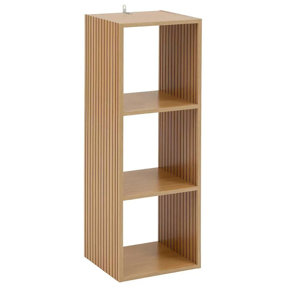 Étagère 3 cases Tasso effet bois naturel - Marron- 5five