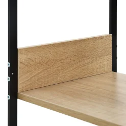 Étagère à livres droite petite Noir et chêne 33,5x39,6x79,7 cm vidaXL