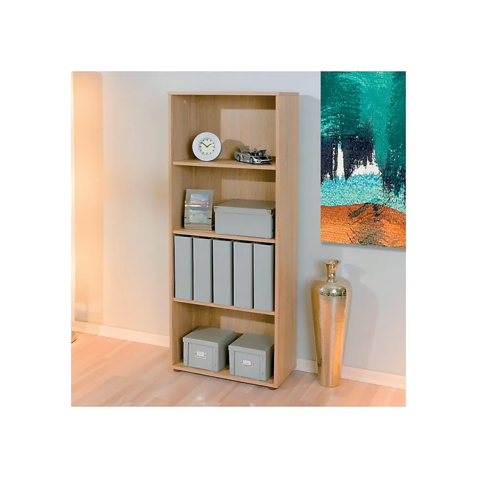 étagère 4 Niveaux "Delnice" 145cm Chêne Sonoma