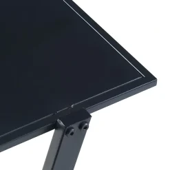 Étagère autoportante Rollag à 3 niveaux métal 72 x 40 x 25 cm noir en.casa