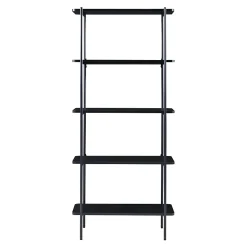 Étagère autoportante Samnanger 180 x 80 x 34 cm noir en.casa