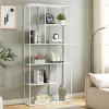 Étagère autoportante Vehmaa acier 188 x 90 x 30 cm blanc en.casa