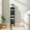 Étagère CD Tynset 90 x 20 x 20 cm noir en.casa
