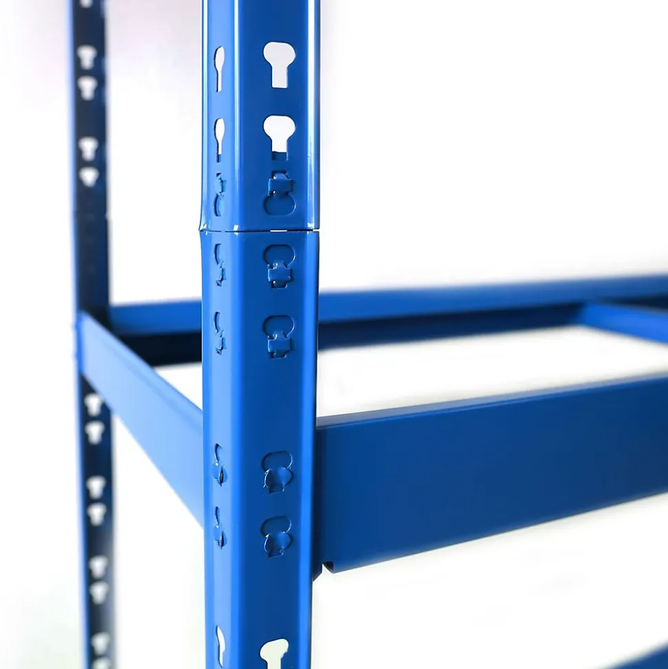 Étagère charge lourde Pour pneus de voiture Bleu 3 Étages 180 x 130 x 50 cm - Floordirekt