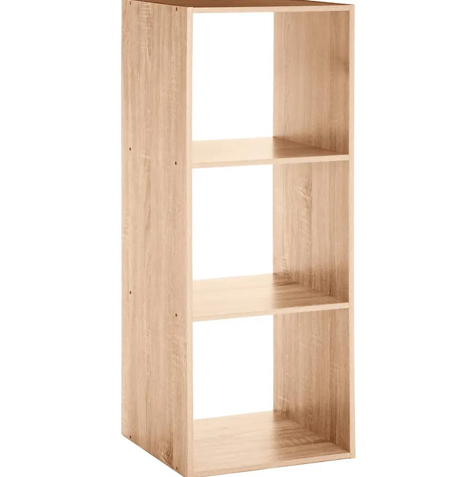 Étagère colonne 3 cases Effet chêne naturel Mix N' Modul - 5Five