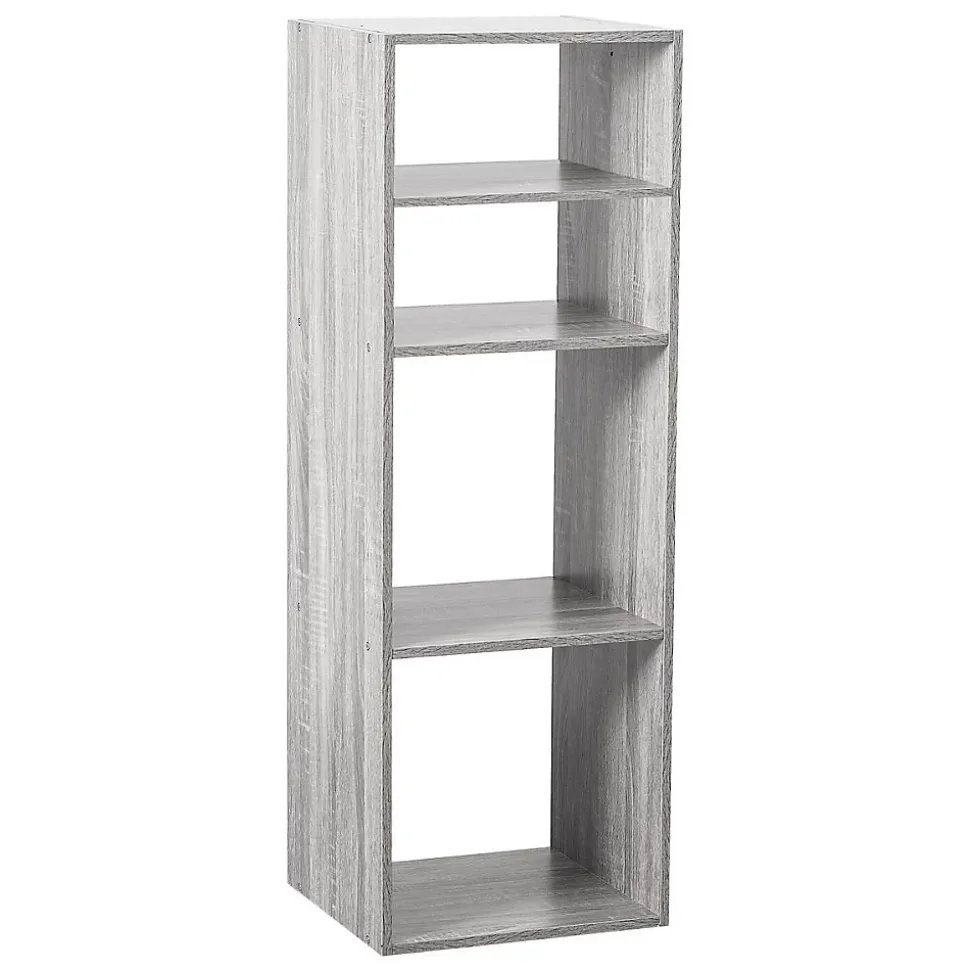 Étagère colonne 4 cases Effet chêne gris Mix N' Modul - 5Five