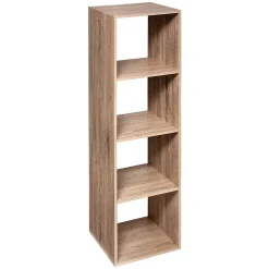 Étagère colonne 4 cases Effet chêne naturel Mix N' Modul - 5Five