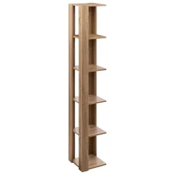 Étagère colonne d'angle effet chêne naturel beige - Beige- 5five