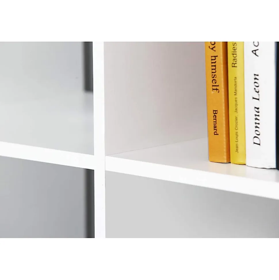 Étagère cube 9 casiers décor blanc - Classico