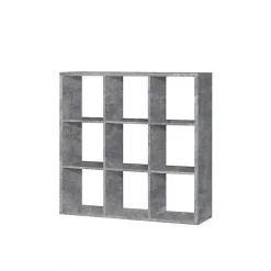 Étagère cube 9 casiers décor béton - Classico