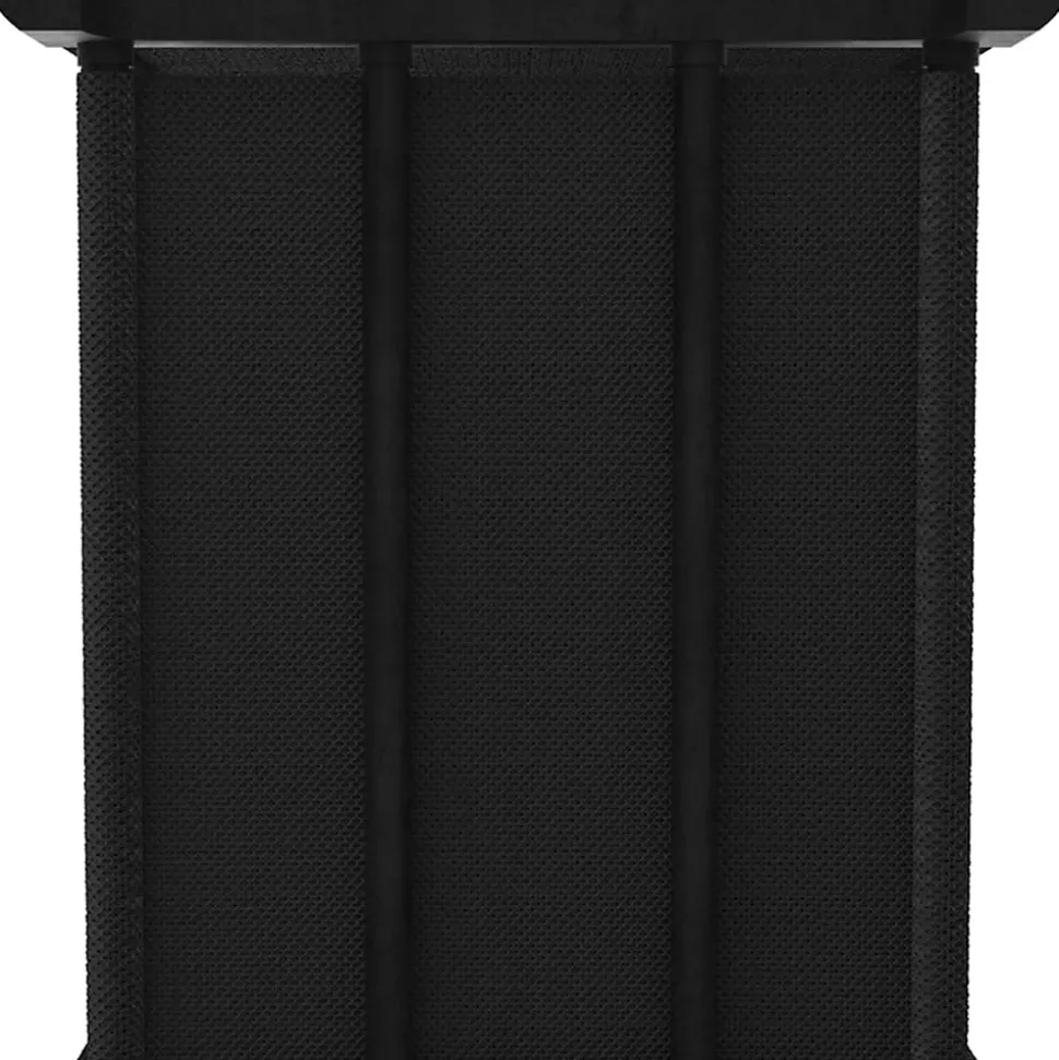 Étagère d'affichage 12 cubes Noir 103x30x141 cm Tissu vidaXL