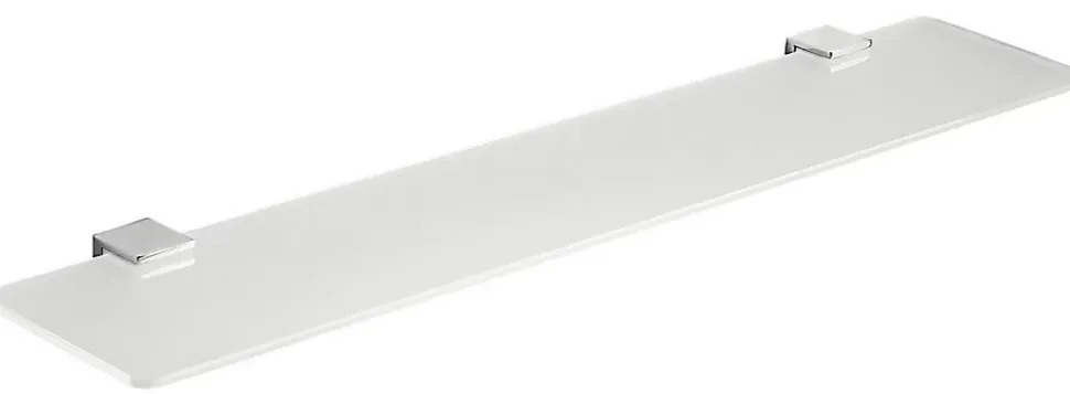Étagère De 60 Cm En Cristal Et Supports En Laiton - Greta