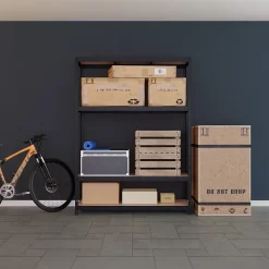 Étagère de garage en acier thermo-laqué H. 180 x L. 180 x P. 60 cm