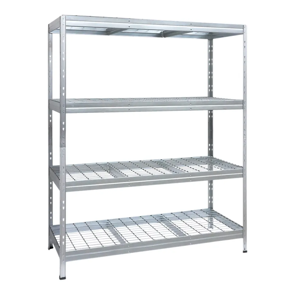 Étagère de garage en acier galvanisé H.180 x l.150 x P.60 cm
