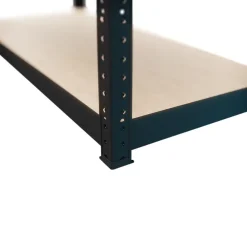 Étagère de garage en acier thermo-laqué noir GoodHome Ryle H. 179 x L. 75 x P. 35 cm