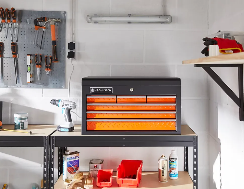 Étagère de garage en acier thermo-laqué GoodHome Rand H. 180 x L. 97 x P. 40 cm