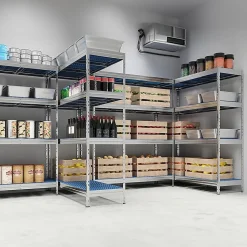 Étagère de garage en aluminium H.180 x l.110 x P.50 cm Horeca