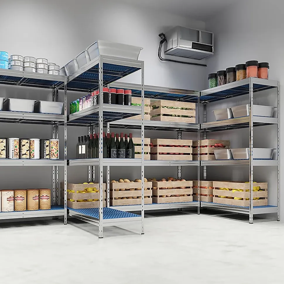Étagère de garage en aluminium H.180 x l.110 x P.50 cm Horeca