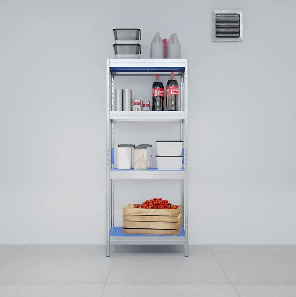 Étagère de garage en aluminium H.180 x l.75 x P.50 cm Horeca