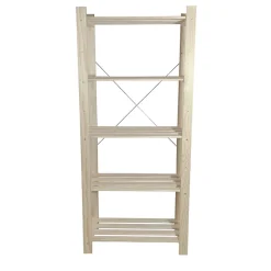 Étagère de garage en bois Symbios 5 tablettes L. 75 x H. 170 x P. 40 cm