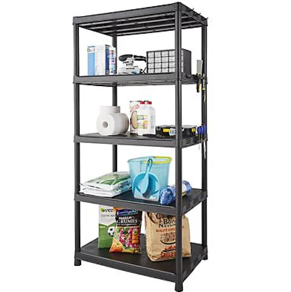 Étagère de garage en résine 5 tablettes Keter L. 90 x H. 190 x P. 60 cm