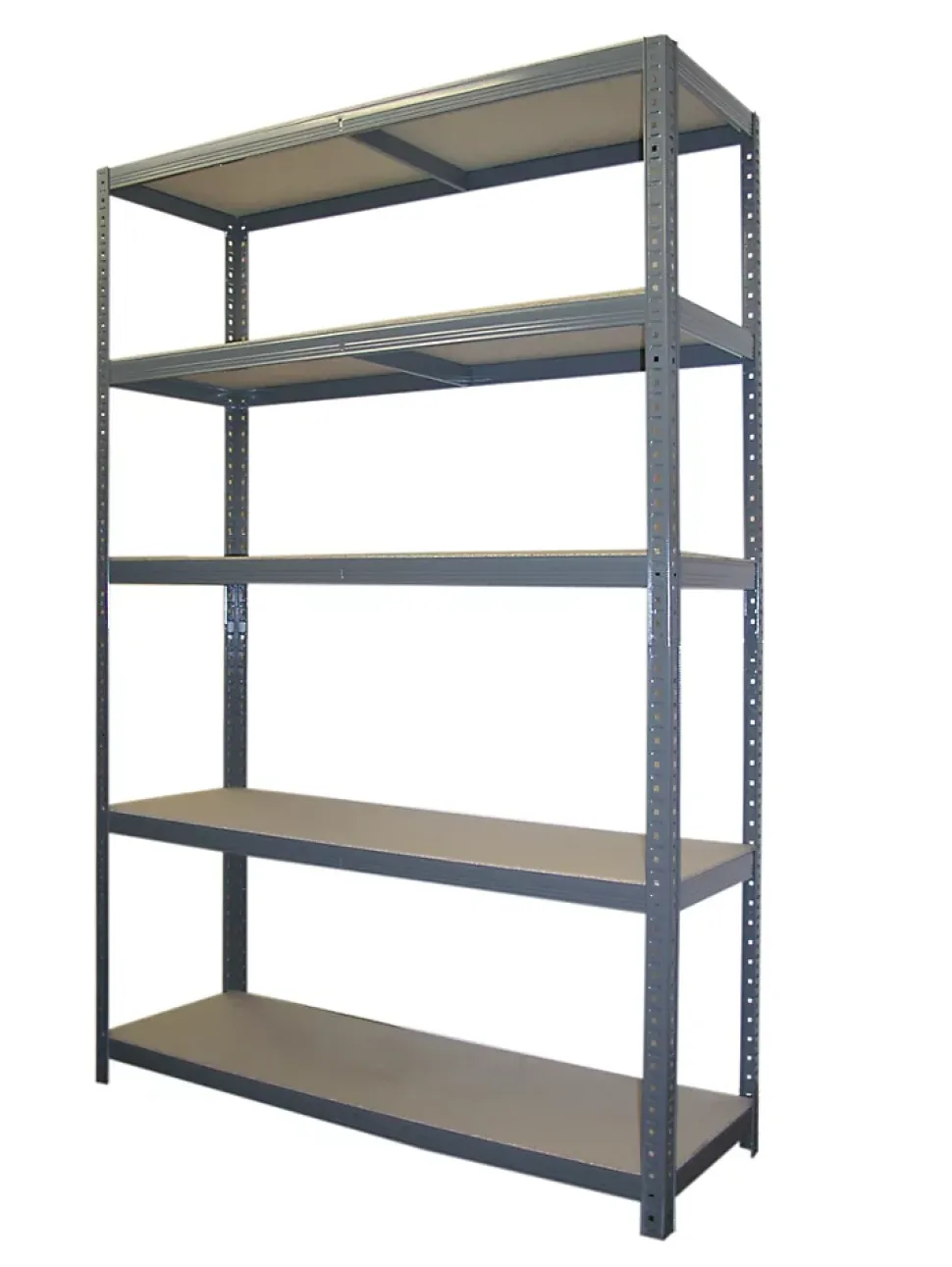 Étagère de garage modulable en aggloméré et acier H. 180 x L. 120 x P. 40 cm